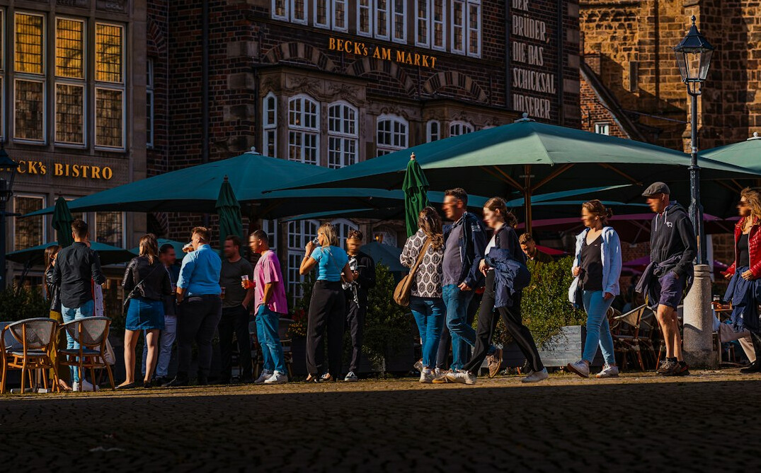german people in discussion